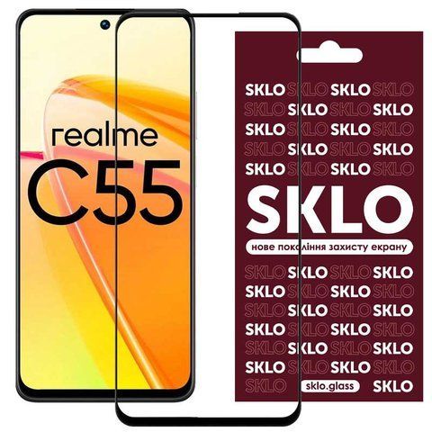 Захисне скло SKLO 3D для Realme C55 / C71 64150 фото