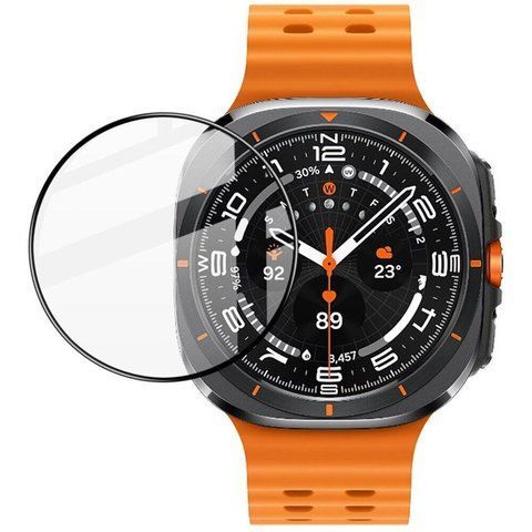 Полімерна плівка 3D (full glue) (тех.пак) для Samsung Galaxy Watch Ultra (2024-25) 47mm 73141 фото