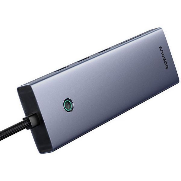 Перехідник HUB Baseus UltraJoy 10-Port (Type-C to HDMI+VGA+USB3.0*3+PD+RJ45+SD/TF3+3.5mm) (80C8) 82382 фото