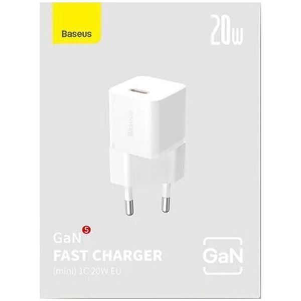 МЗП Baseus GaN5 Fast Charger (mini) PD20W (1USB-C) (CCGN05010) 65988 фото