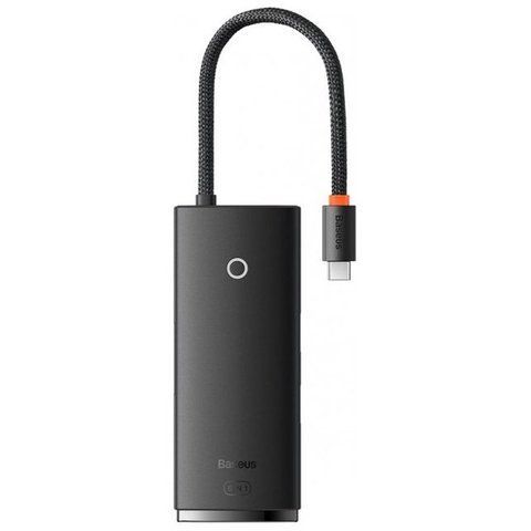 Перехідник HUB Baseus Lite Series 6in1 (Type-C to HDMI + 2xUSB 3.0 + PD+SD/TF) (WKQX05) 63730 фото